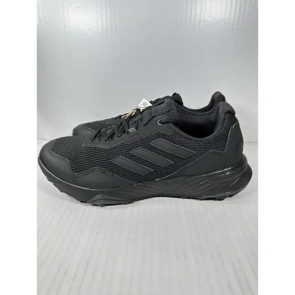 Adidas Tracefinder Trail Running Shoes Men's Black Size 9.5 Q47235 BRAND NEW