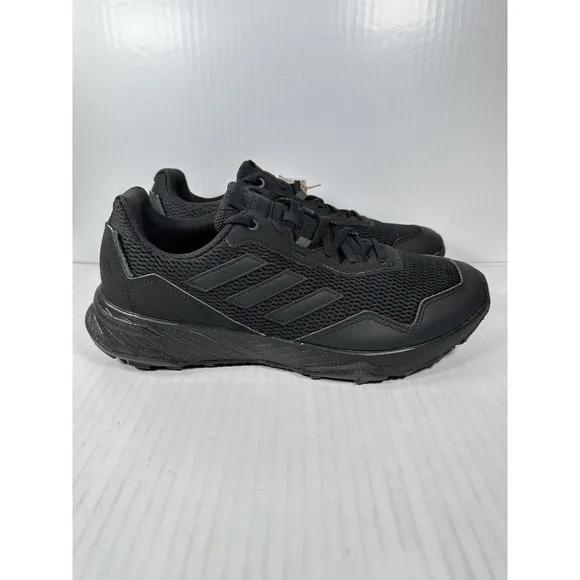 Adidas Tracefinder Trail Running Shoes Men's Black Size 9.5 Q47235 BRAND NEW