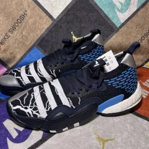 Adidas Trae Young 2 Basketball Shoes Boost in Navy Blue White Size 10 Men’s