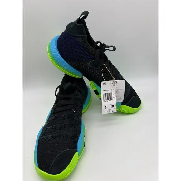 adidas Trae Young 2.0 Trae-tlien Black Basketball Shoes H06473 Men’s Size 9