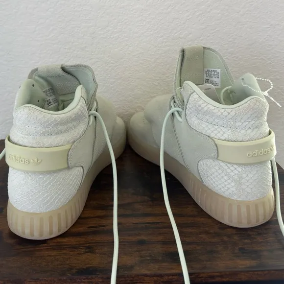 Adidas Tubular Invader Strap Kids pale green Sneaker Shoes Size 5