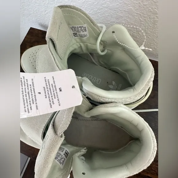Adidas Tubular Invader Strap Kids pale green Sneaker Shoes Size 5