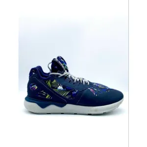 Adidas Tubular Runner Tennis Shoes Men’s Size 9.5 Q16463 rare shoe Blue Floral