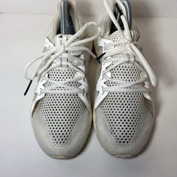 Adidas Ultra Boost And Stella McCartney Collab Shoes Size 6.5 All White Sneakers