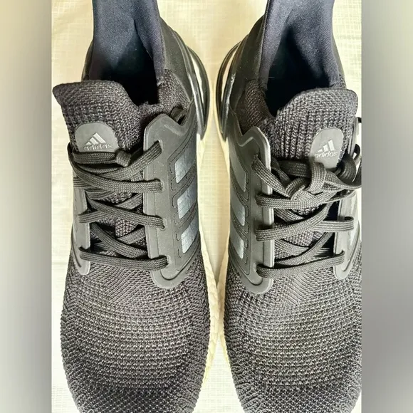 Adidas Ultra Boost Sz 8 41.5 Men's Black Running Shoes Sneakers