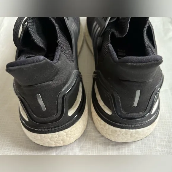 Adidas Ultra Boost Sz 8 41.5 Men's Black Running Shoes Sneakers