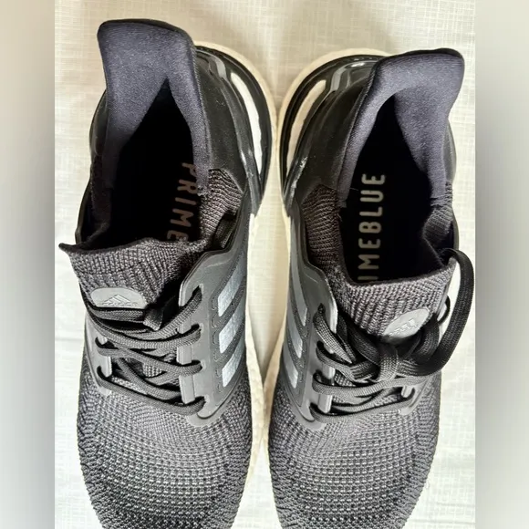 Adidas Ultra Boost Sz 8 41.5 Men's Black Running Shoes Sneakers