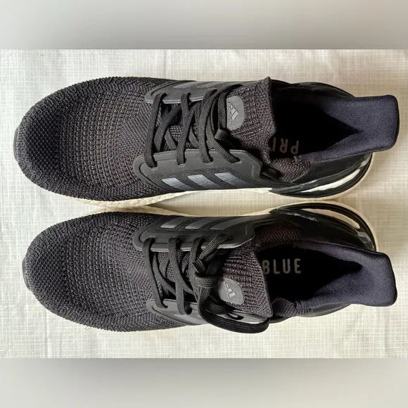 Adidas Ultra Boost Sz 8 41.5 Men's Black Running Shoes Sneakers