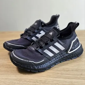 Adidas Ultraboost 20 Cold Ready Running Shoes Women’s 6 Black Silver Q46487 New
