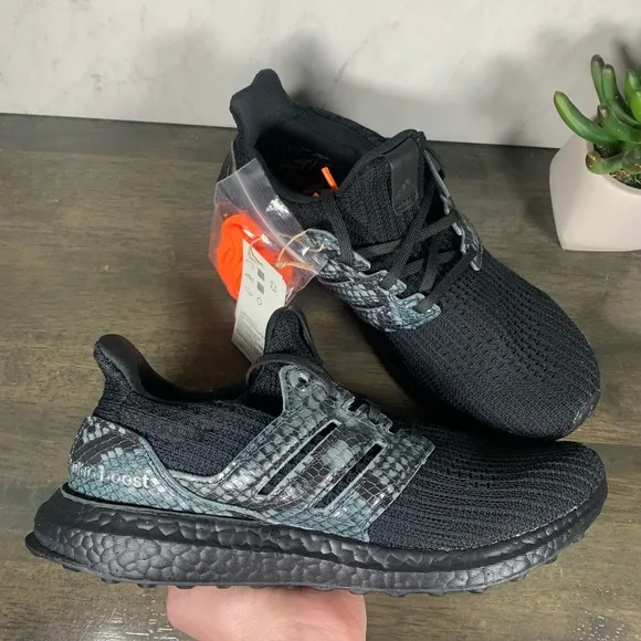 adidas UltraBOOST DNA Triple Black Python