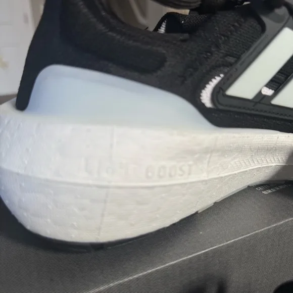 Adidas Ultraboost Light black and white sneaker running shoes