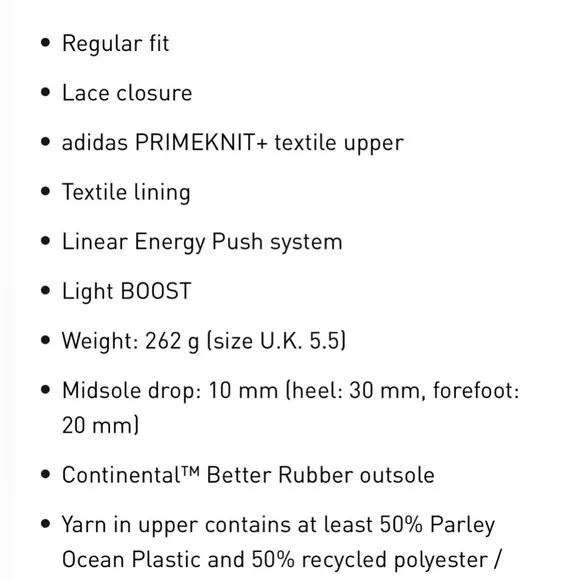 Adidas ULTRABOOST LIGHT SHOES women’s 8