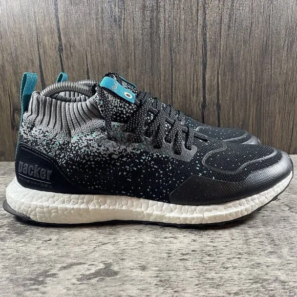 adidas UltraBoost Mid x Solebox Core Black Energy Blue 2017 Shoes Men’s Size 8.5