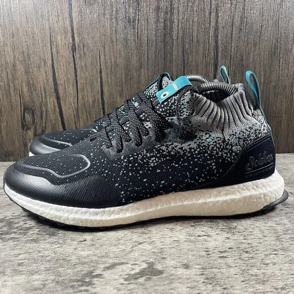 adidas UltraBoost Mid x Solebox Core Black Energy Blue 2017 Shoes Men’s Size 8.5