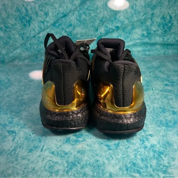 Adidas Ultraboost MTL Black Gold Women’s Low Top Shoes Athletic Size 6W/5M