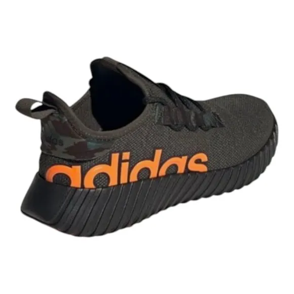Adidas Unisex Kaptir 3.0‎ Black Lace-Up Running Shoes  Size 4 Youth IG2488 NEW