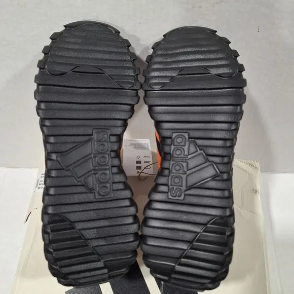 Adidas Unisex Kaptir 3.0‎ Black Lace-Up Running Shoes  Size 4 Youth IG2488 NEW