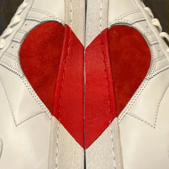 Adidas Valentine’s Day Heart Superstar 80s HH shoes sneakers CQ3009 Women’s Sz 7