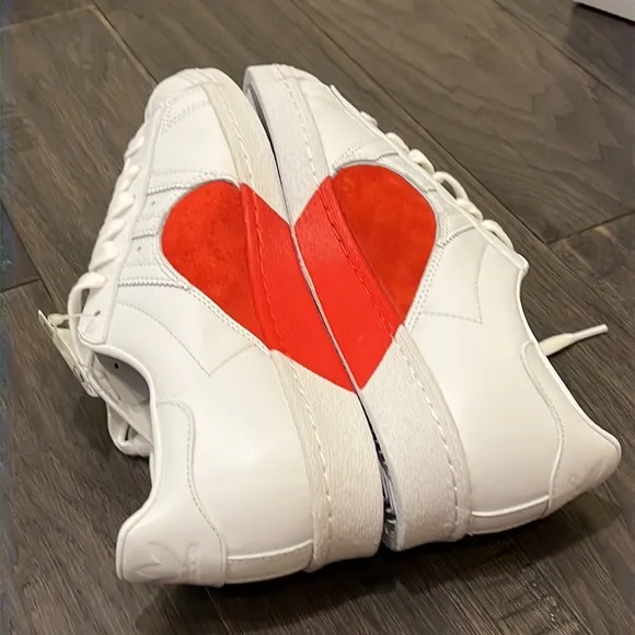 Adidas Valentine’s Day Heart Superstar 80s HH shoes sneakers CQ3009 Women’s Sz 7