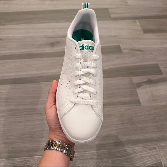 Adidas VS Advantage CL white tennis shoes sneakers