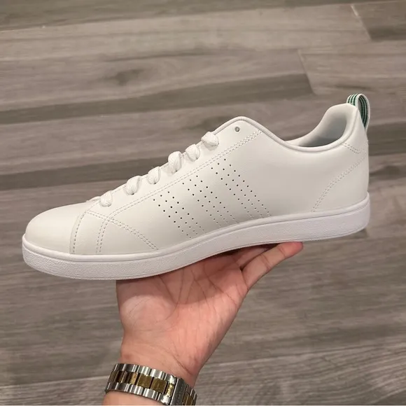 Adidas VS Advantage CL white tennis shoes sneakers