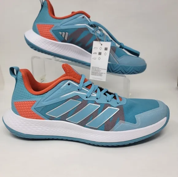 Adidas Women's Defiant Speed Tennis Shoes  Blue White HQ8460 Size 9.5 New
