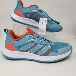 Adidas Women's Defiant Speed Tennis Shoes  Blue White HQ8460 Size 9.5 New