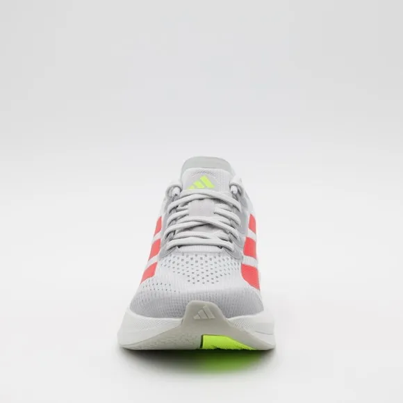Adidas Women's Duramo Speed 2 Breathable Wide Running Shoes Gray/Red Size 8