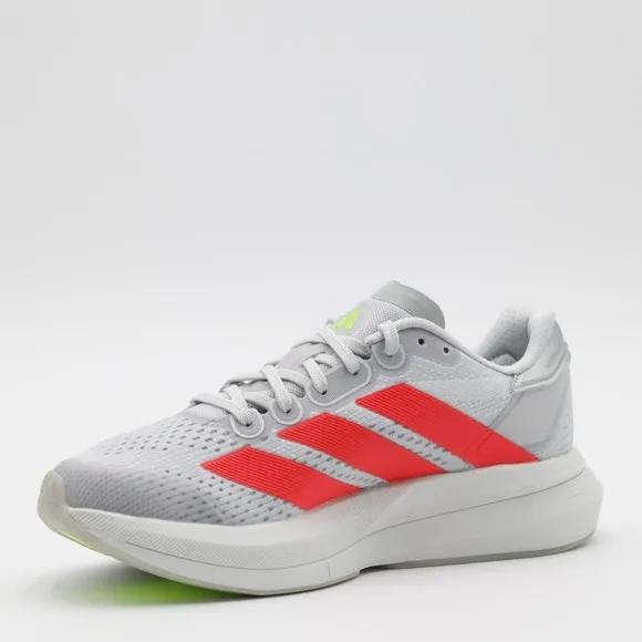 Adidas Women's Duramo Speed 2 Breathable Wide Running Shoes Gray/Red Size 8