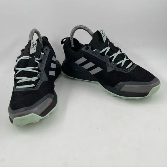 Adidas Women’s Terrex 260 CMTK Black Low Top Lace-Up CQ1735 Running Shoes - 7