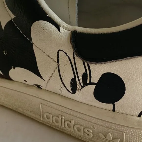ADIDAS X DISNEY Men’s Stan Smith White Leather Shoes Size 9 1/2