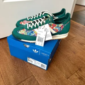 Adidas x Liberty London SL 72 sneakers OG womens size 9.5 green floral print