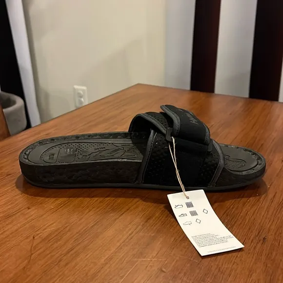Adidas X PW Pharrell Williams Chancletas HU Slides Shoes GX2483 Mens Size 7