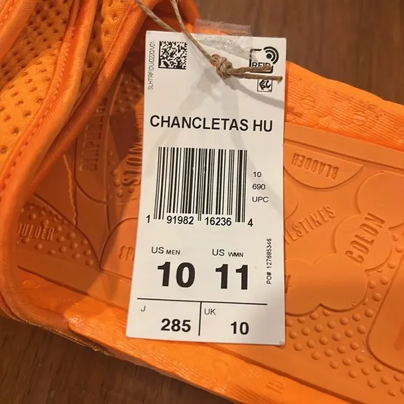 Adidas X PW Pharrell Williams Chancletas HU Slides Shoes Unisx Mens 10
