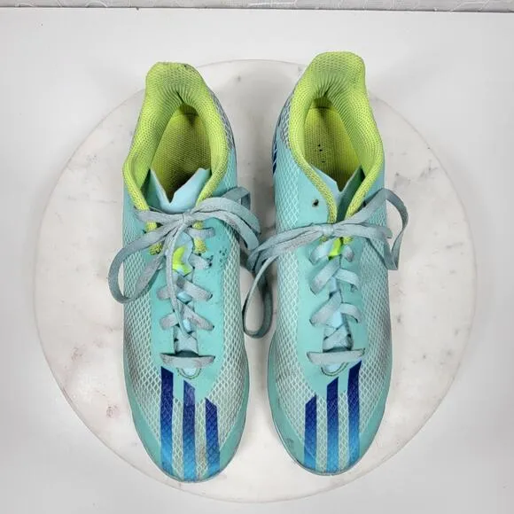 Adidas X Speedportal4 FxG Womens Indoor Soccer Football Cleats 8 Aqua Blue Laces
