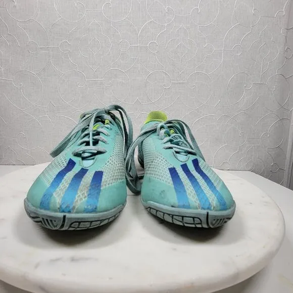 Adidas X Speedportal4 FxG Womens Indoor Soccer Football Cleats 8 Aqua Blue Laces