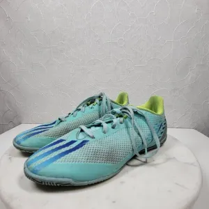 Adidas X Speedportal4 FxG Womens Indoor Soccer Football Cleats 8 Aqua Blue Laces