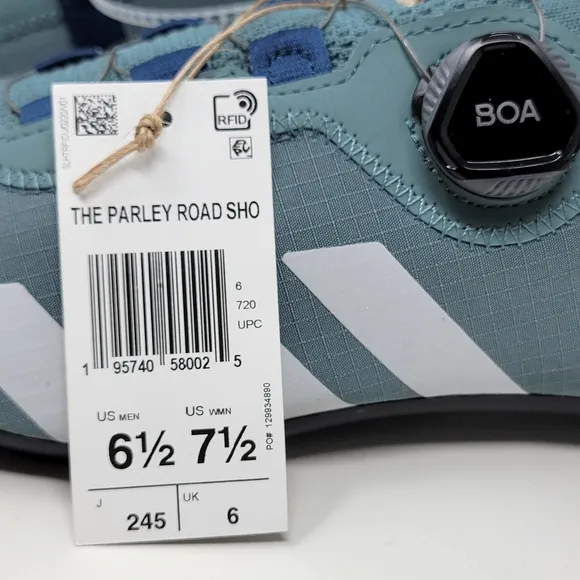 Adidas X The Parley Road Shoe BOA Cycling Shoes GX8931 Men’s Size 6.5 New