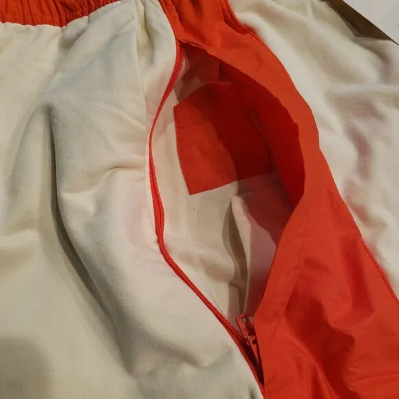 adidas Y-3 Yohji Yamamoto Men’s Lrg Stretch Terry Shorts Off White/Orange HZ8815