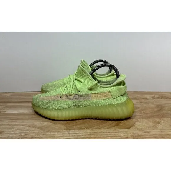 Adidas Yeezy Boost 350 V2 GID Glow Men’s Size 6 EG5293 Green Shoes Sneakers