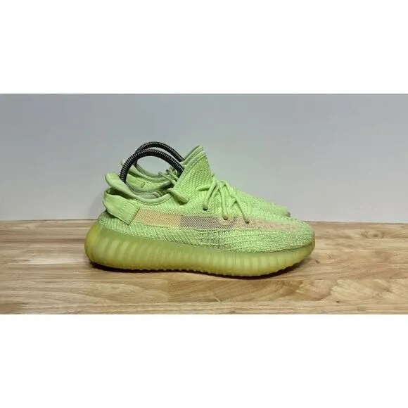 Adidas Yeezy Boost 350 V2 GID Glow Men’s Size 6 EG5293 Green Shoes Sneakers