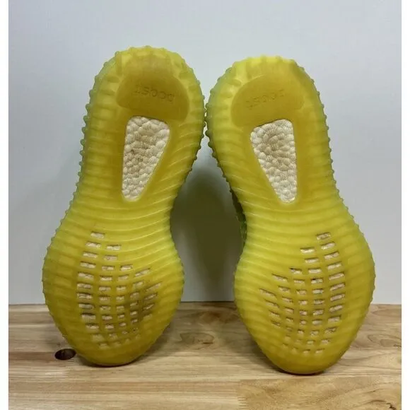 Adidas Yeezy Boost 350 V2 GID Glow Men’s Size 6 EG5293 Green Shoes Sneakers