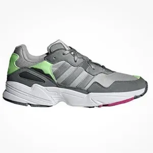 Adidas Yung-96 J Torsion Sneakers Shoes Men’s Size 6.5 Gray Green Pink Athletic