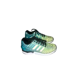 Adidas ZX Flux J Green Aqua  Athletic Running Ortholite Unisex Sneakers Size 6