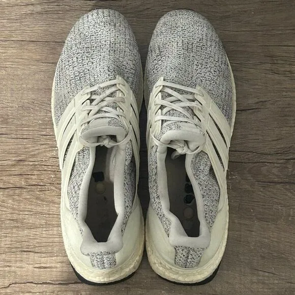 Adidas Ultraboost 4.0 Men’s Athletic Running Shoes Size 12 Non-Dyed Cloud White
