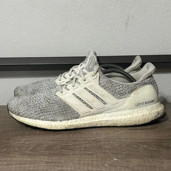 Adidas Ultraboost 4.0 Men’s Athletic Running Shoes Size 12 Non-Dyed Cloud White
