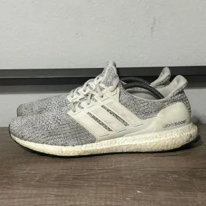 Adidas Ultraboost 4.0 Men’s Athletic Running Shoes Size 12 Non-Dyed Cloud White