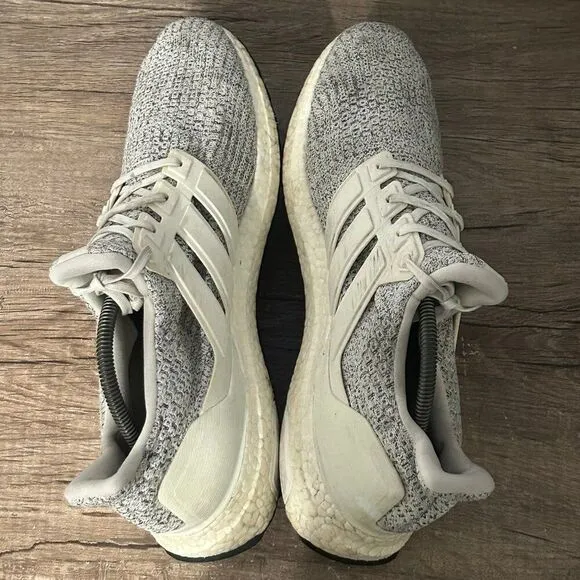 Adidas Ultraboost 4.0 Men’s Athletic Running Shoes Size 12 Non-Dyed Cloud White