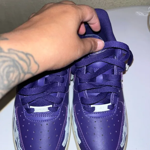 AIR FORCE 1 LOW 'PURPLE SKELETON'