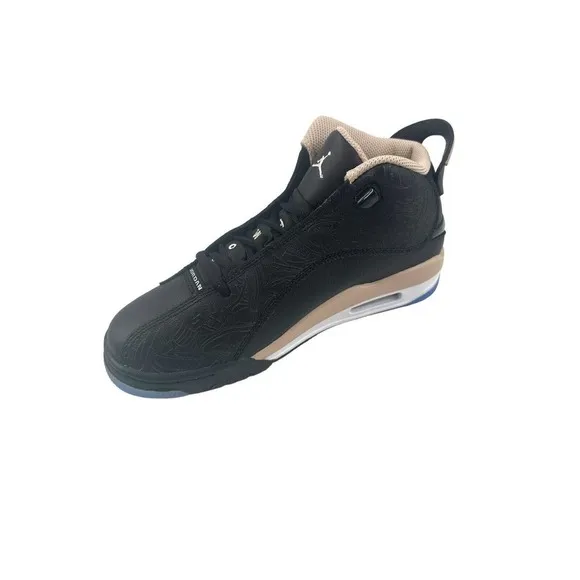 Air Jordan Dub Zero GS Youth Women Shoes Black/Fossil Stone White DV1360 Sz 5.5Y